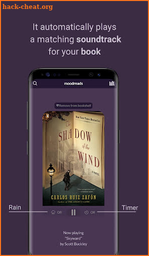 Moodreads: Music for reading screenshot