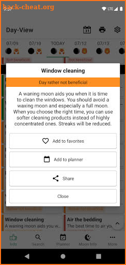 Moon Calendar - Moony screenshot