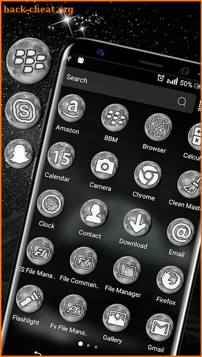 Moon Galaxy Theme Launcher screenshot