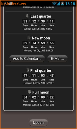 Moon Phase screenshot