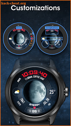 Moon Phase Space PRADO DESIGN screenshot