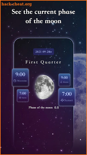 Moon Phase& Moon Calendar screenshot