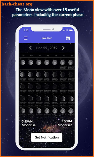 Moon Phases - Moon Calendar screenshot