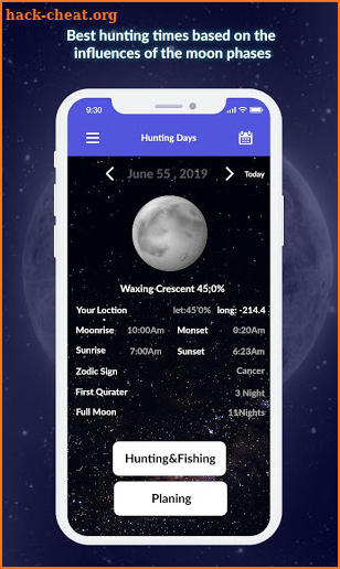 Moon Phases - Moon Calendar screenshot