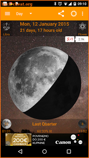 Moon Phases Widget screenshot