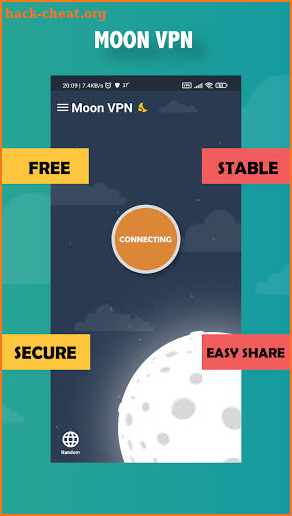 Moon VPN - Fast Free Unlimited Secure VPN App screenshot