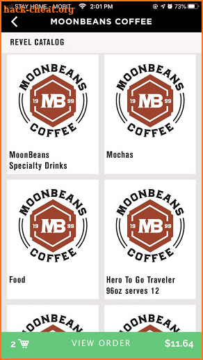 MoonBeans Coffee Ltd. screenshot