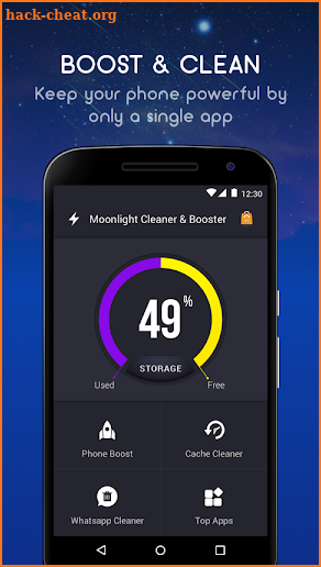 Moonlight Booster and Cleaner Pro screenshot