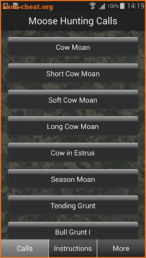 Moose Hunting Calls screenshot