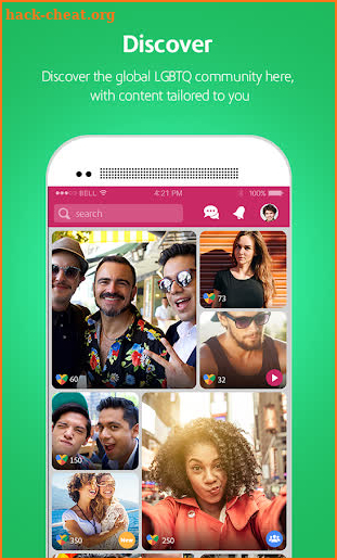 Moovz: Social Network for Gay, Lesbian, Bi & Trans screenshot