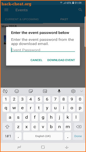 Morgan Stanley Events screenshot