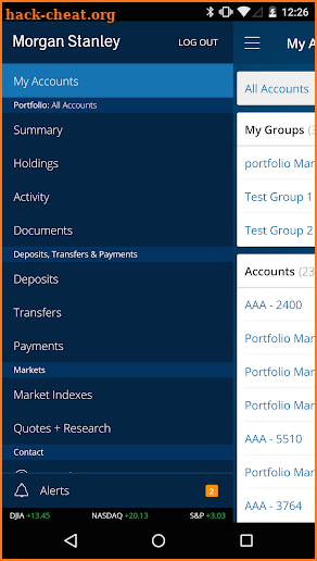 Morgan Stanley Wealth Mgmt screenshot