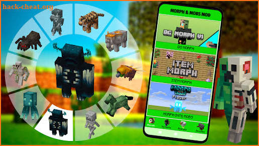 Morph & Mobs Mod For Minecraft screenshot