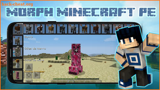 Morph Mod for Minecraft Skin screenshot