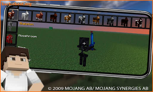 Morphing mod for Minecraft. Visual Morph for MCPE screenshot