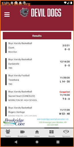 Morrilton Devil Dog Athletics screenshot