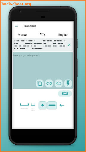 Morse Code Encoder & Decoder screenshot