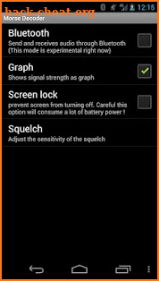 Morse Decoder for Ham Radio screenshot