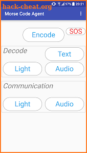 Morse Encoder Decoder screenshot