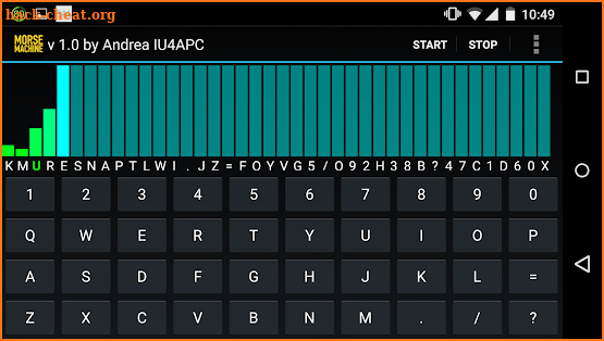 Morse Machine for Ham Radio screenshot