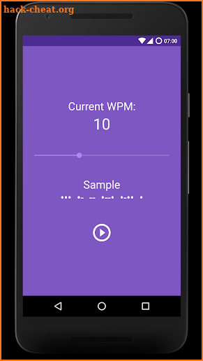 Morse Trainer screenshot