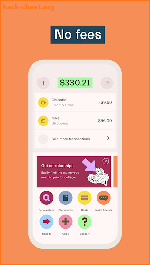 Mos - Banking for students screenshot