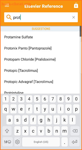 Mosby's Drug Reference for Health Professions screenshot