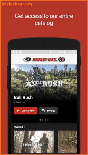 Mossy Oak Go: Free Outdoor TV screenshot