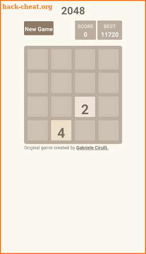 Most expensive 2048 game screenshot