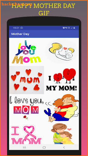 MOTHER DAY GIF & IMAGES & STICKER  WISH APP screenshot