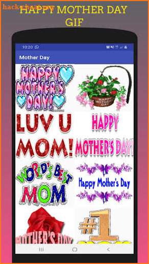 MOTHER DAY GIF & IMAGES & STICKER  WISH APP screenshot