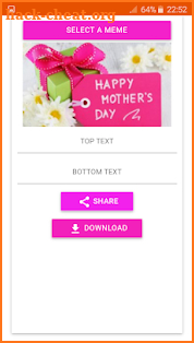 mother's day 2018 greeting cards creator + quotes screenshot