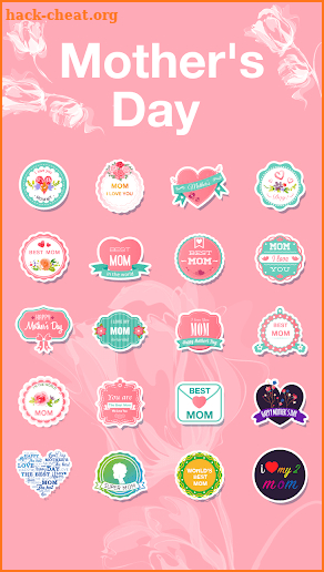 Mother's Day Emoji Sticker screenshot