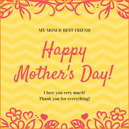 mothers day greeting card screenshot