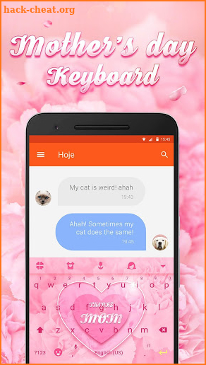 Mother’s Day Keyboard Theme & Love Themed Keyboard screenshot