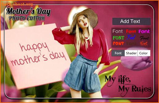 Mother's Day Photo Editor screenshot