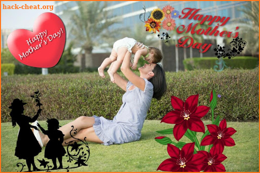 Mother's day photo stickers screenshot