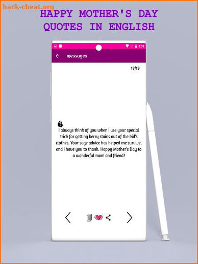 mothers day quotes in english screenshot