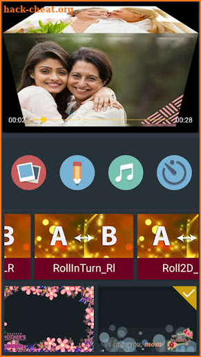 Mother's day video maker screenshot