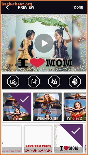 Mother's Day Video Maker-Mother's Day Video Status screenshot