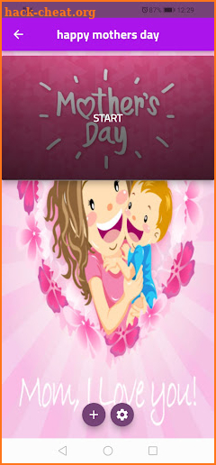 Mother's day wallpaper screenshot