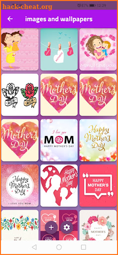 Mother's day wallpaper screenshot