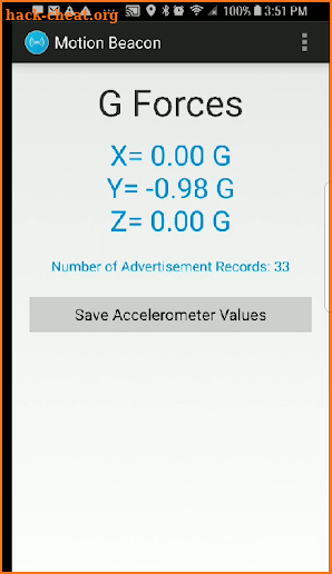 Motion Calibration screenshot