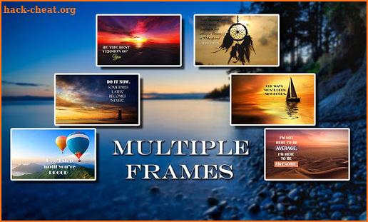 Motivation Quotes Photo Frames screenshot