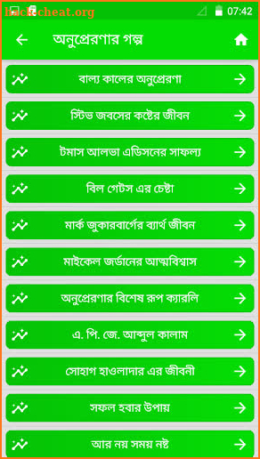 Motivational story in bangla (অনুপ্রেরণার গল্প) screenshot