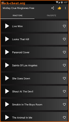Motley Crue ringtones free screenshot