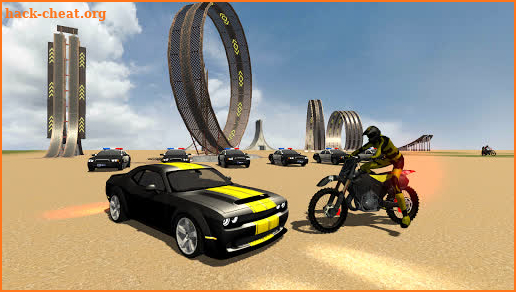 moto cross Stunt Ramp Chase Simulator 2020 screenshot