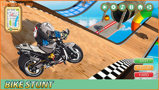 Moto Mega 3D: Bike Stuntman Ramp Role Racing screenshot