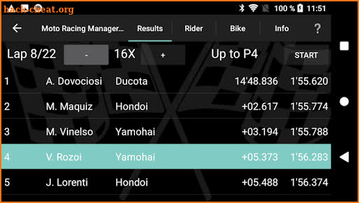 Moto Racing Manager GP screenshot