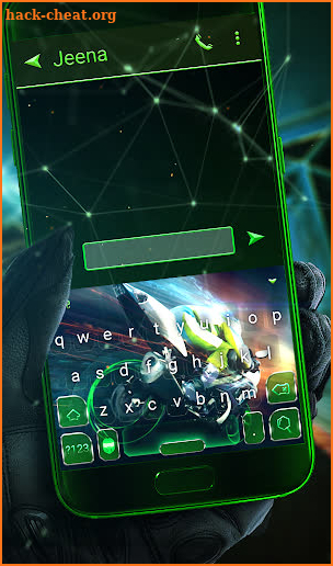 Moto Speed Animated Keyboard + Live Wallpaper screenshot